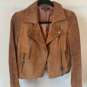 Camel suede jacket